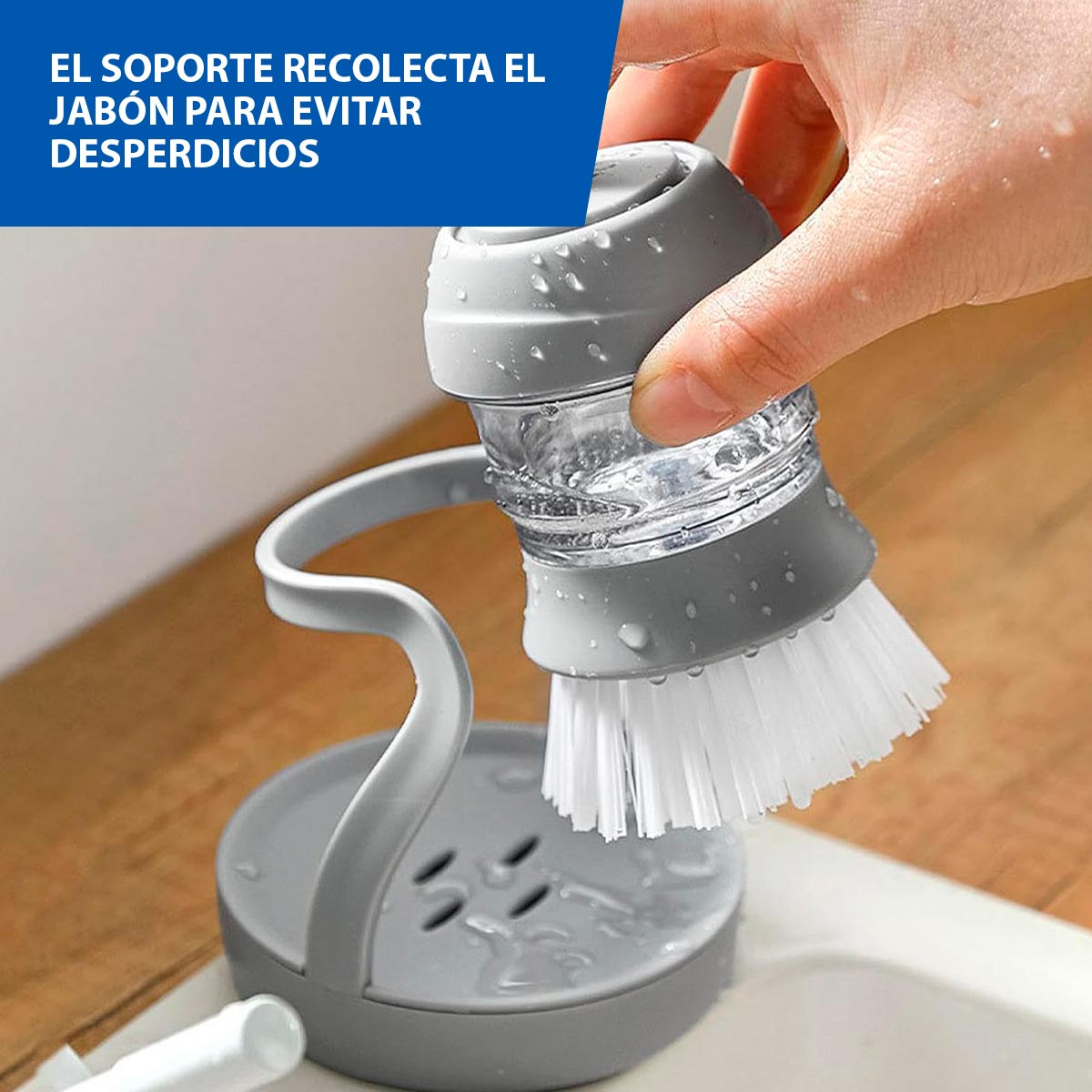 Cepillo Dispensador De Jabon